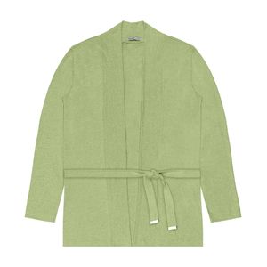 Kimono Plus Size Secret Glam Tricot Light Verde