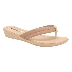 Tamanco Rasteiro Piccadilly Feminino Nude