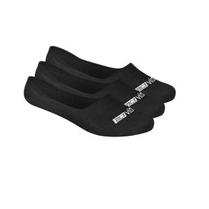 Meia Casual  Tripack Activitta Sapatilha  Masculina  Preta