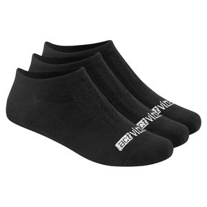 Meia Casual Actvitta Tripack  Feminina Preta