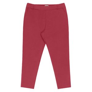 Calça Slim Plus Size Feminina Secret Glam Vermelho
