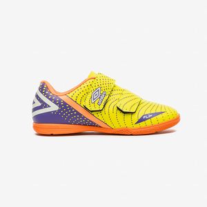 Chuteira Futsal Umbro Flip Kids Menino Amarelo