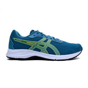 Tênis Esportivo Asics Raiden 4 Azul e Amarelo Masculino