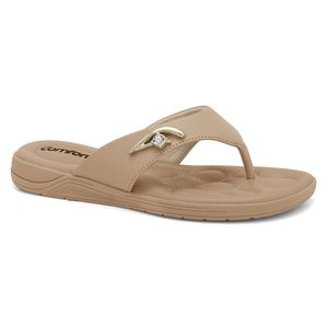 Chinelo Casual Marrom Comfortflex Feminino