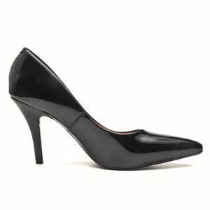 Sapato Scarpin Feminino Salto Fino Preto