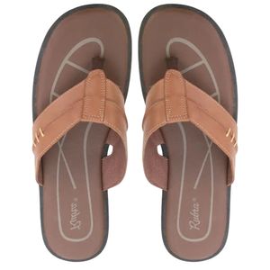 Chinelo Couro Rubra Marrom (Tamanhos Especiais)