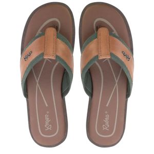 Chinelo Couro Rubra Marrom (Tamanhos Especiais)