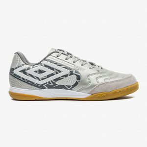Chuteira Futsal Umbro Pro 5 Bump Club Masculina Cinza