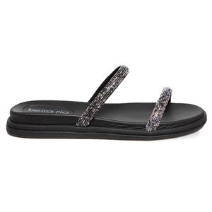 Tamanco Feminino Beira RIo Strass Preto