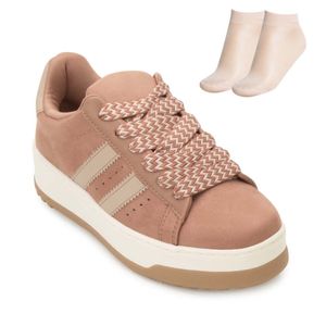 Tênis Casual Ramarim RM25-2599201 Couro Feminino Marrom