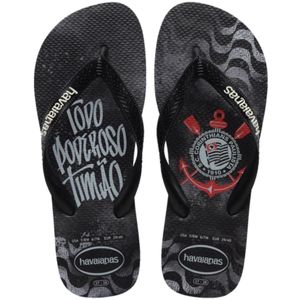 Chinelo Havaianas Top Times Corinthians Masculino Preto